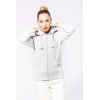 LADIES' FULL ZIP HOODED SWEATSHIRT