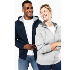 FULL ZIP HOODED SWEATSHIRT