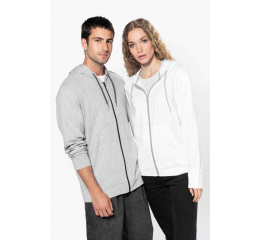 LIGHTWEIGHT COTTON HOODED SWEATSHIRT