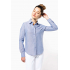 LADIES' LONG-SLEEVED OXFORD SHIRT