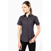 LADIES' SHORT-SLEEVED COTTON POPLIN SHIRT