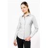 LADIES' LONG-SLEEVED COTTON POPLIN SHIRT