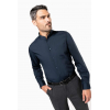 MEN'S LONG-SLEEVED MANDARIN COLLAR SHIRT