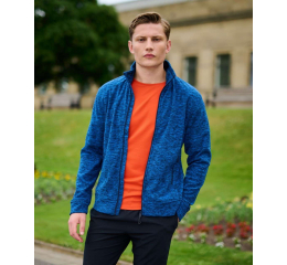 THORNLY MEN - FULL ZIP MARL FLEECE