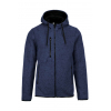 MEN'S HEATHER HOODED JACKET