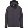 MEN'S HOODED SOFTSHELL LINED PARKA