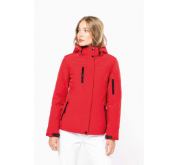 LADIES’ HOODED SOFTSHELL LINED PARKA