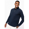 MEN'S LONG SLEEVED JERSEY POLO SHIRT