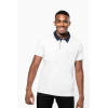 MEN'S TWO-TONE JERSEY POLO SHIRT