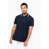 MEN'S 2 STRIPED SHORT SLEEVED POLOSHIRT