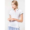 LADIES' SHORT-SLEEVED PIQUÉ KNIT POLO SHIRT