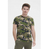 SOL'S CAMO MEN - ROUND COLLAR T-SHIRT