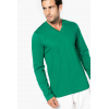 MEN'S LONG-SLEEVED V-NECK T-SHIRT