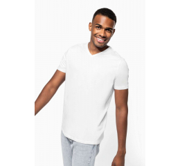 MEN'S SHORT-SLEEVED V-NECK T-SHIRT