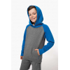 KIDS' TWO-TONE HOODED SWEATSHIRT