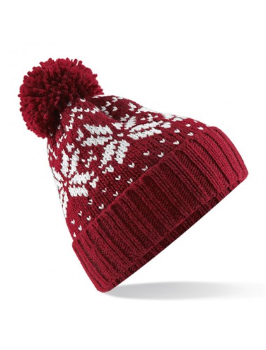 Fair Isle Snowstar Beanie