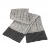Shades of Grey Knitted Scarf