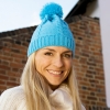 Cable Knit Pom Pom Beanie