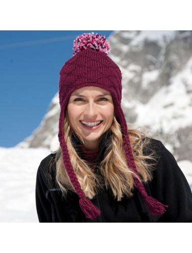 Glacier Pom Pom Hat