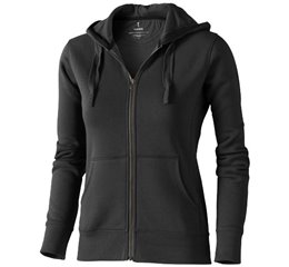 Arora hooded full zip ladies sweater