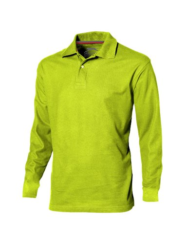 Point long sleeve polo