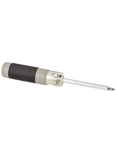 All-in-one screwdriver with flashlight