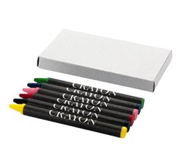 6 piece crayon set