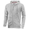 Open full zip hooded sweater