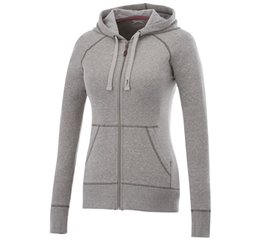 Groundie full zip ladies hoodie