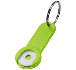 Shoppy coin holder key chain