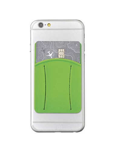 Silicone Phone Wallet with Finger Slot