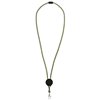 Hagen two-tone lanyard with adjustable disc