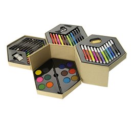 52 piece colouring set