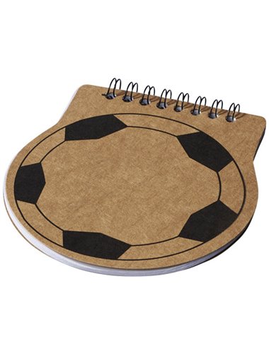 Score football shaped notebook