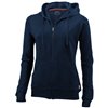 Open full zip hooded ladies sweater