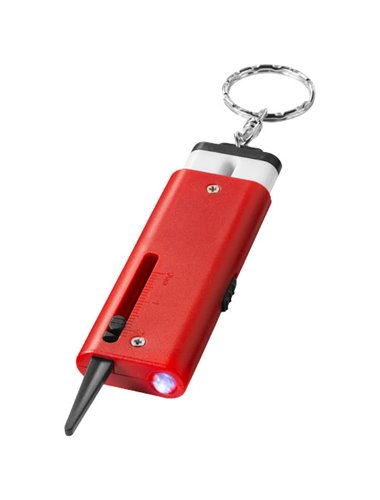 Chicane tyre tread measurer and key light