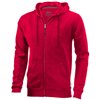 Open full zip hooded sweater