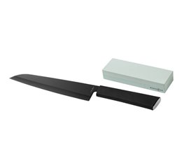 Element chef's knife and whetstone
