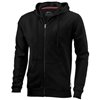 Open full zip hooded sweater