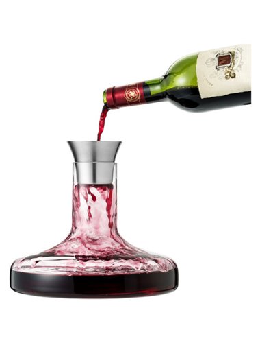 Flow wine decanter set