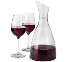 Prestige decanter with 2 wine glasses