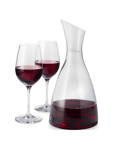 Prestige decanter with 2 wine glasses