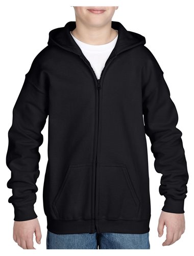 HEAVY BLEND™ YOUTH FULL ZIP HOODED SWEATSHIRT