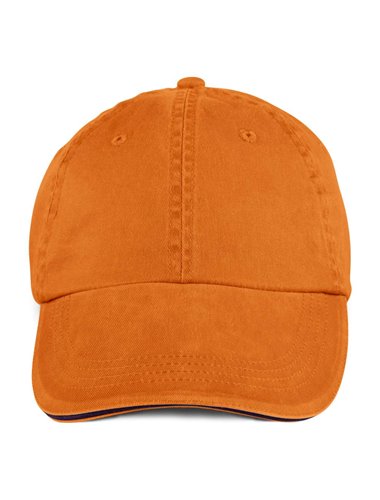 SOLID LOW-PROFILE SANDWICH TRIM TWILL CAP