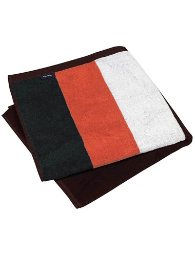 VELOUR STRIPED BEACH TOWEL