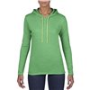 WOMEN’S FASHION BASIC LONG SLEEVE HOODED TEE