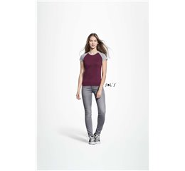 MILKY WOMEN'S 2-COLOR RAGLAN SLEEVES T-SHIRT