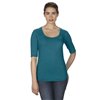 WOMEN’S TRI-BLEND DEEP SCOOP ¾ SLEEVE TEE