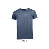 MIXED MEN ROUND COLLAR T-SHIRT