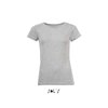 MIXED WOMEN ROUND COLLAR T-SHIRT